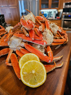 Emerald Coast Private Chef Josh - In Home Crab Leg Meal